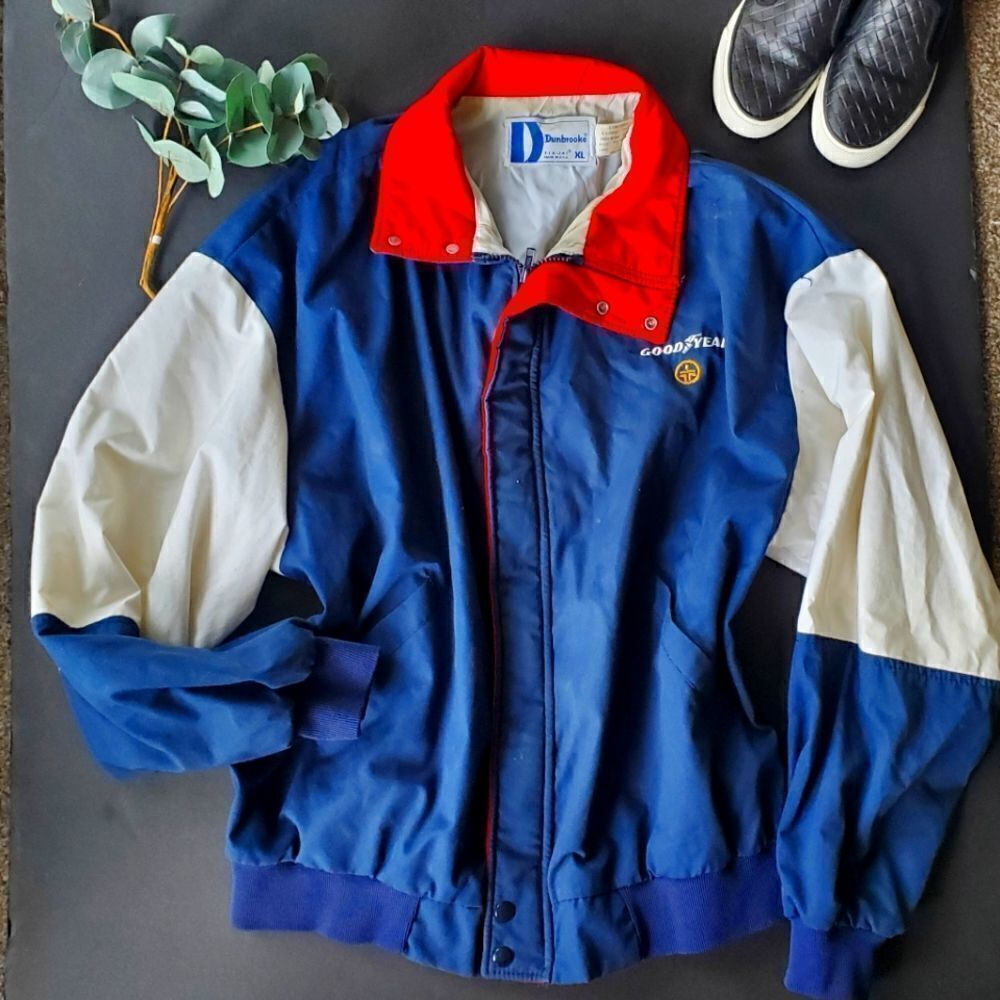Vintage Dunbrooke Goodyear Windbreaker Jacket
